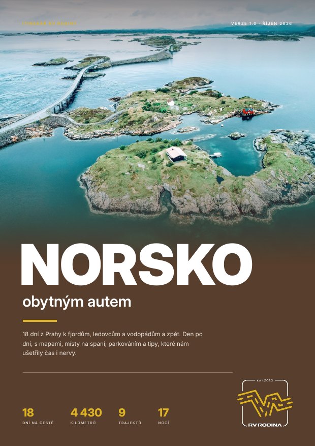 Obálka itineráře Norsko obytným autem